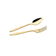 Özlife 60 Parça Ela Gold Çatal Kaşık Takımı