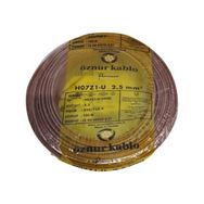 Öznur 2.5 mm H07Z1-U NYA HFFR Kahverengi Kablo