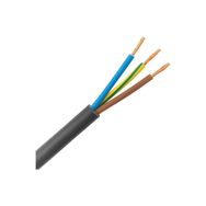 Öznur H05VV-F 1 mt 3x2.5 mm Siyah Ttr Çok Telli Kablo