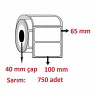 Özsaraç Etiket 100x65 mm 750'li Kuşe Etiket