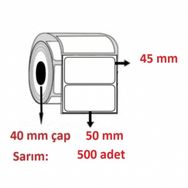 Özsaraç Etiket 40x50 mm 500'lü Eco Termal Etiket