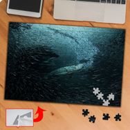 P083 Okyanustaki Balık Sürüsü 240 Parça Puzzle Yapboz Tablo