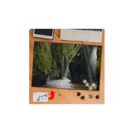 P087 Yosun Tutmuş Kayalıklar Göl 240 Parça Puzzle Yapboz Tablo