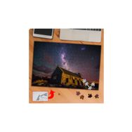 P103 Taş Ev ve Samanyolu Yıldızları 240 Parça Puzzle Yapboz Tablo