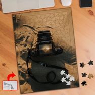 P353 Kumda Fotoğraf Makinesi 240 Parça Puzzle Yapboz Tablo