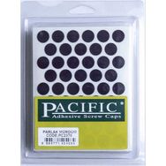 Pacific Yapışkanlı 14 mm Parlak Murdum 50 Adet Vida Tıpası