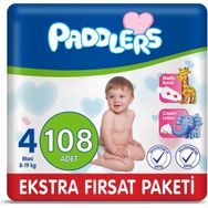 Paddlers No:4 Maxi 108 Adet Bebek Bezi