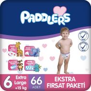 Paddlers No:6 XLarge 66 Adet Bebek Bezi