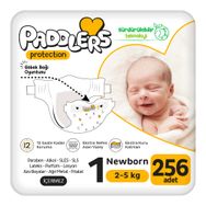 Paddlers Protection No:1 Yenidoğan 256 Adet Bebek Bezi