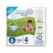 Paddlers Pure No:6 XLarge 4 Adet Bebek Bezi