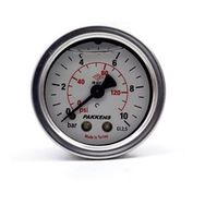 Pakkens 0-10 Bar 100 mm Arkadan Bağlantılı Gliserinli G 1/2 inç Manometre
