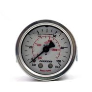 Pakkens 0-100 Bar 50 mm Arkadan Bağlantılı Panotipli Gliserinli G 1/4 inç Manometre