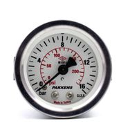Pakkens 0-16 Bar 50 mm Panotipi Arkadan Bağlantılı Kuru G 1/8 inç Manometre