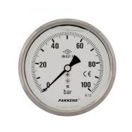 Pakkens 0-16 Bar 63 mm Arkadan Bağlantılı Gliserinli G 1/4 inç Manometre