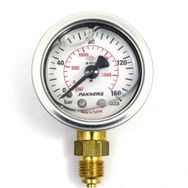 Pakkens 0-160 Bar 63 mm Alttan Bağlantılı Gliserinli G 1/4 inç Manometre