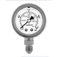 Pakkens 0-315 Bar 50 mm Alttan Bağlantılı Gliserinli G 1/4 inç Manometre