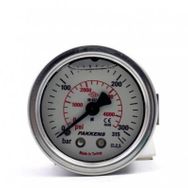 Pakkens 0-315 Bar 50 mm Arkadan Bağlantılı Panotipli Gliserinli G 1/4 inç Manometre