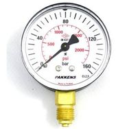 Pakkens 1/4 inç Çap 63 0/160 Bar Kuru Tip Basınç Ölçer Manometre Basınç Göstergesi