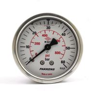 Pakkens Gliserinli G 1/2 inç 0-60 Bar 100 mm Arkadan Bağlantılı Manometre