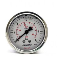 Pakkens Gliserinli G 1/4 inç 0-6 Bar 50 mm Arkadan Bağlantılı Panotipli Manometre