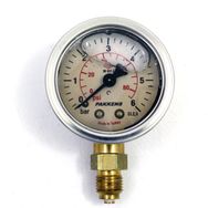 Pakkens Gliserinli G 1/4 inç 0-6 Bar 63 mm Alttan Bağlantılı Manometre