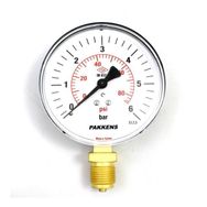 Pakkens Kuru G 1/2 inç 0-6 Bar 160 mm Alttan Bağlantılı Manometre