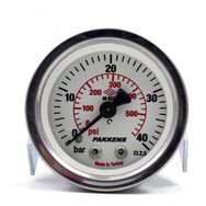 Pakkens Kuru G 1/4 inç 0-40 Bar 63 mm Arkadan Bağlantılı Panotipi Manometre