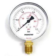 Pakkens Nw 63 Alt Bağlantılı 25 Bar Manometre