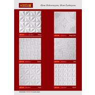 PAKPİYER 50x50 20 Ad. Elmas Tavan Kaplama Kartonpiyer Stropiyer