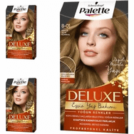 Palette 8-01 Küllü Açık Kumral 3lü Saç Boyası