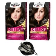Palette Deluxe 4-0 Kahve 2 Adet Saç Boyası ve Saç Boyama Seti