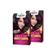 Palette Deluxe 4 99 Patlıcan Moru 2 Adet Saç Boyası