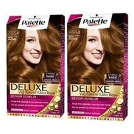 Palette Deluxe 7.554 Altın Karamel 2 Adet Saç Boyası