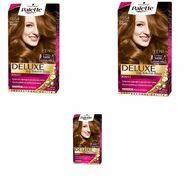 Palette Deluxe Saç 7.554 Altın Karamel 3'lü Saç Boyası