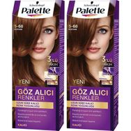 Palette Göz Alıcı Renkler 5-68 Kestane 2'li Saç Boyası