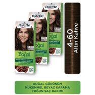 Palette Kalıcı Doğal Renkler 4-60 Açık Çikolata Kahve x3 Saç Boyası