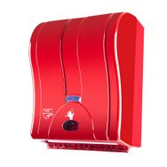 Palex 3491-B 21 cm Kırmızı Prestij Otomatik Havlu Dispenseri