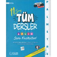 Palmetre 11. Sınıf Sayısal Tüm Dersler Aylık Soru Fasikülleri Palme Yayınevi