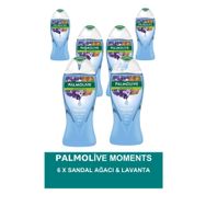 Palmolive Moments Sandal Ağacı ve Lavanta 6x500 ml Duş Jeli