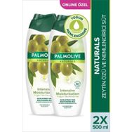 Palmolive Naturals Zeytin Özü ve Nemlendirici Süt İle Yoğun Nemlendirme 2x500 ml Duş Jeli