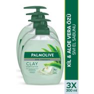 Palmolive Spa Therapy Clay Purification Kil ve Aloe Vera Özü 3×300 ml Sıvı Sabun