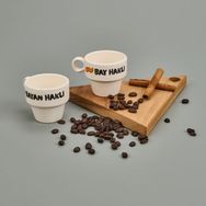 Palto Tasarım Bay Haklı ve Bayan Haklı Renkli 90 ml 2'li Espresso Fincanı