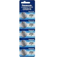 Panasonic CR2016 3V Lityum 5'li Blister Para Düğme Pil
