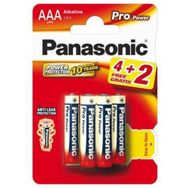 Panasonic Pro Power Alkalin AAA İnce 4+2'li Kalem Pil