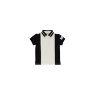 Panço 2311BB05008 Bisiklet Yakalı Siyah Erkek Bebek T-shirt