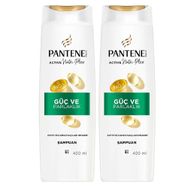 Pantene Doğal Sentez Güç ve Parlaklık 2x400 ml Şampuan