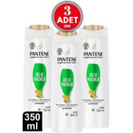 Pantene Doğal Sentez Güç ve Parlaklık 3x350 ml Şampuan