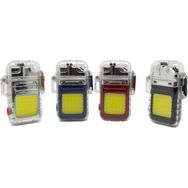 Panther PT-6888 USB Şarjlı Siyah Çakmak Fener