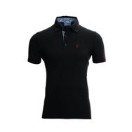 Panthzer Siyah Tofino Erkek Polo Yaka T-Shirt