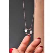 Papatya Silver 925 Ayar Gümüş Jasmine Flower Crown Kolye
